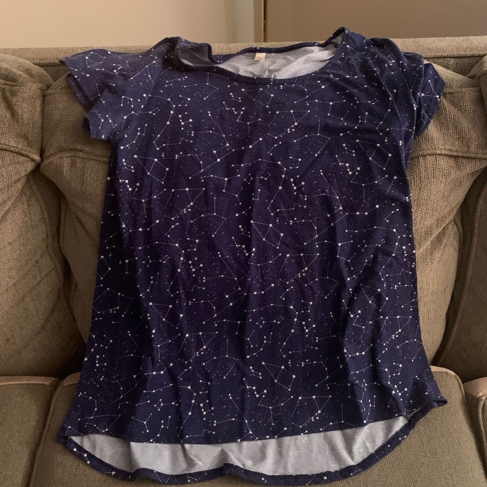 Astronomy shirt with star clusters christy tee